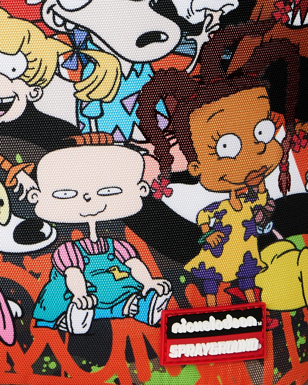 90'S NICK CAMO WITH GRAFFITI BACKPACK