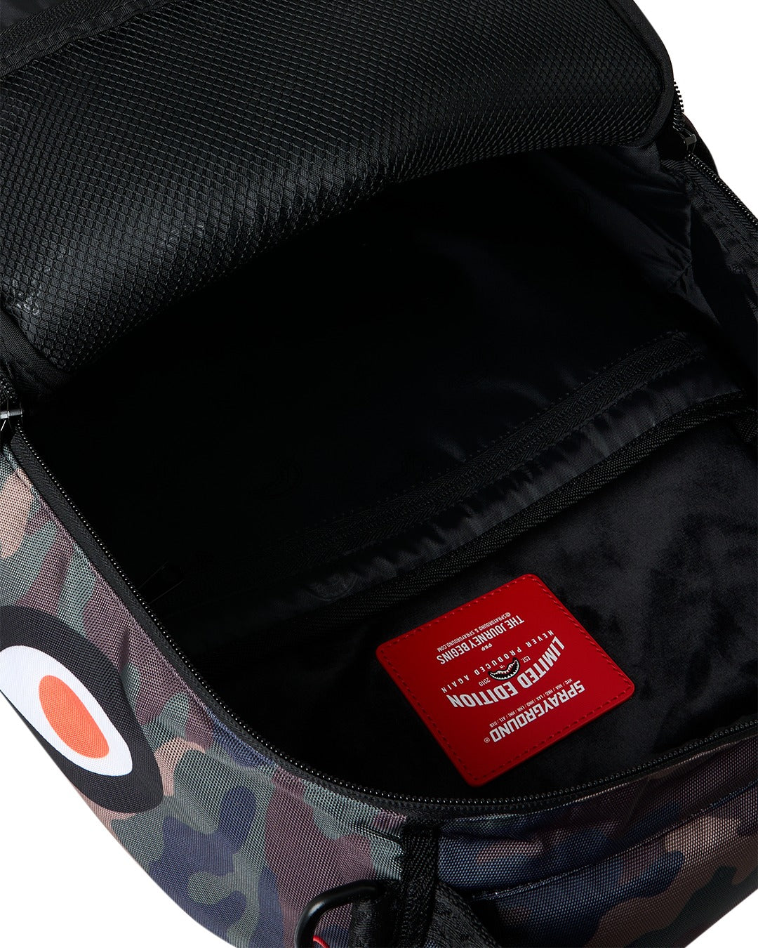 90'S NICK CAMO WITH GRAFFITI BACKPACK