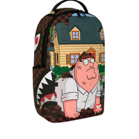 FAMILY GUY PETER FALLING THROUGH WALL BACKPACK
