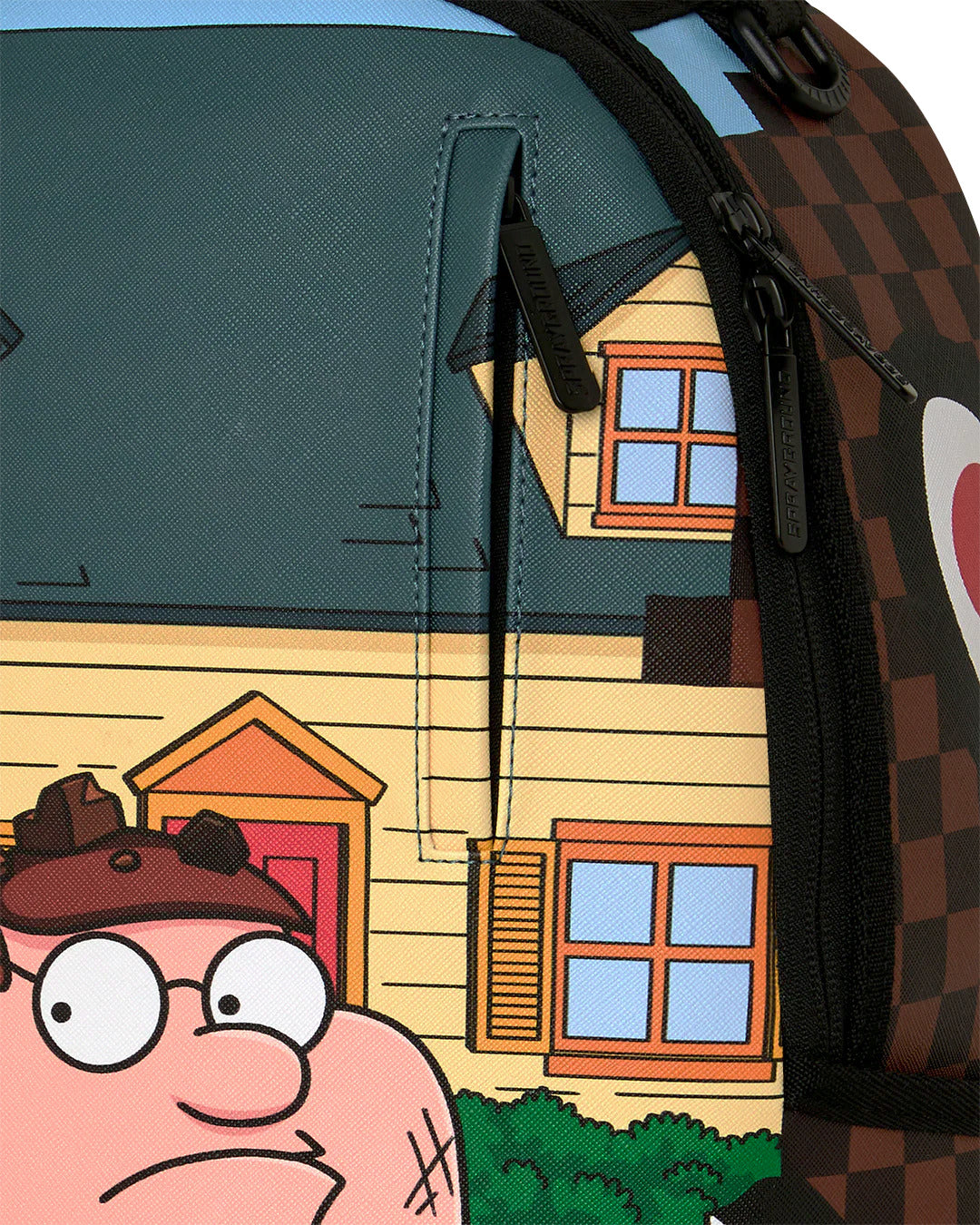 FAMILY GUY PETER FALLING THROUGH WALL BACKPACK