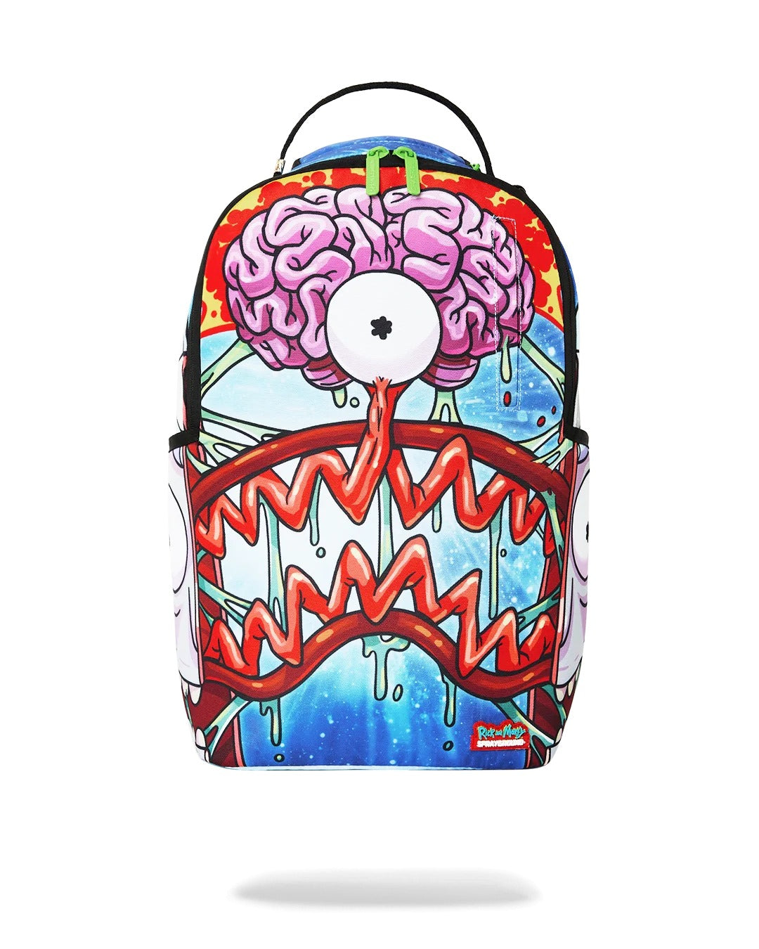 RICK AND MORTY SPLIT RICK HEAD GUTS BACKPACK