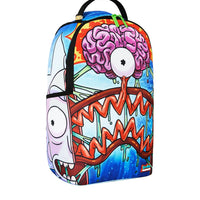 RICK AND MORTY SPLIT RICK HEAD GUTS BACKPACK