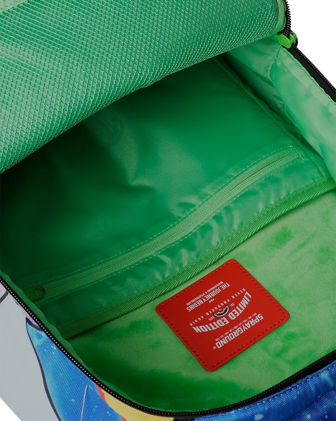 RICK AND MORTY SPLIT RICK HEAD GUTS BACKPACK