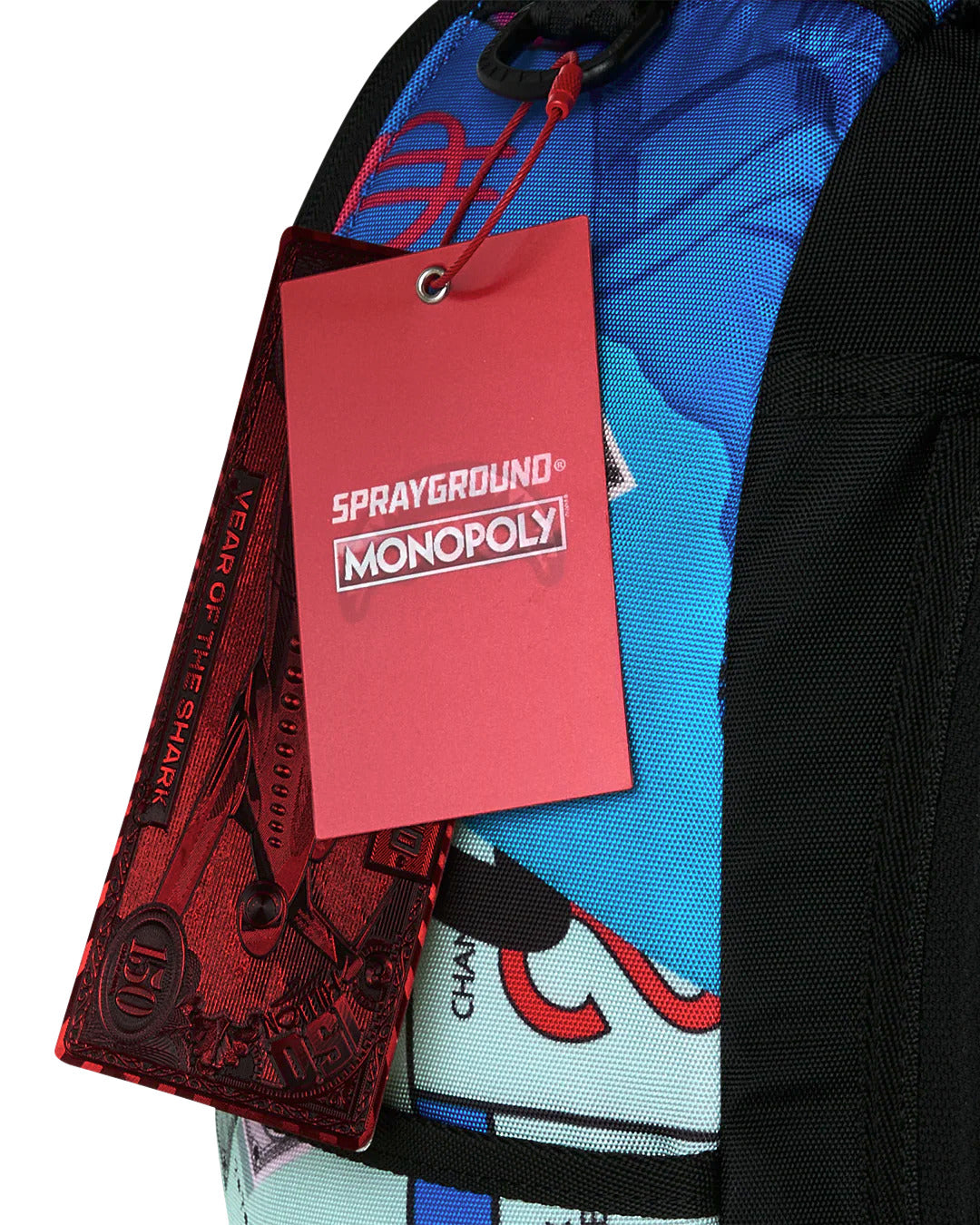 MONOPOLY BLUE TEAR THROUGH BACKPACK
