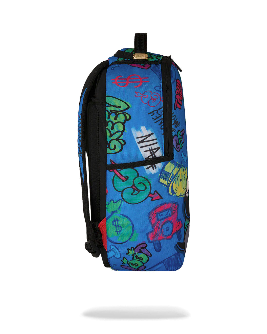 MONOPOLY BLUE TEAR THROUGH BACKPACK