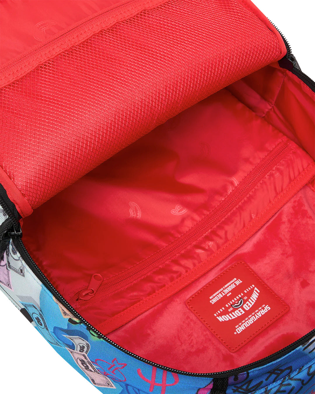 MONOPOLY BLUE TEAR THROUGH BACKPACK