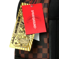 SHARKS IN PARIS GOLD DRIP BACKPACK