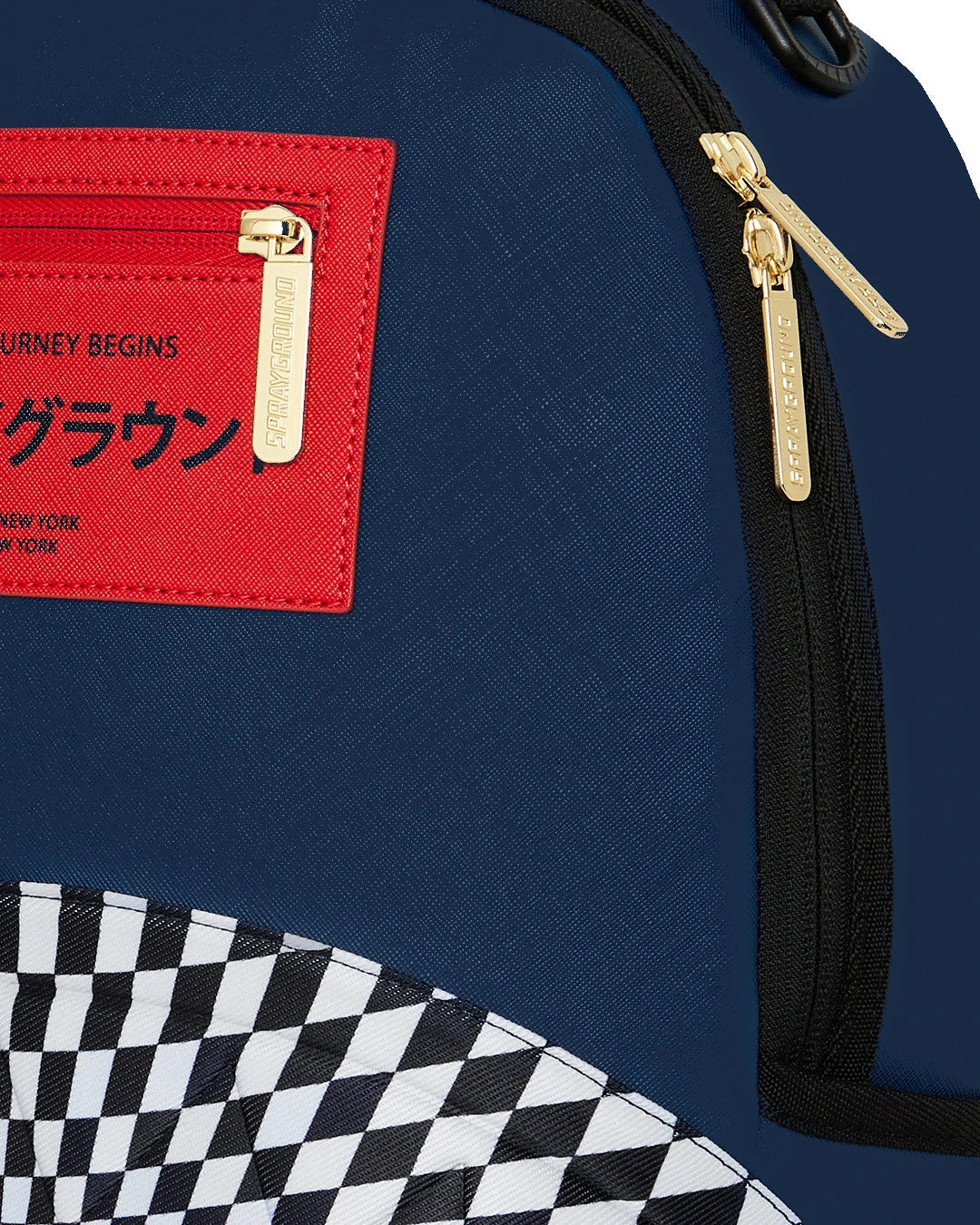 ICHIMATSU-MOYÅ WARP CHECK SHARK BACKPACK
