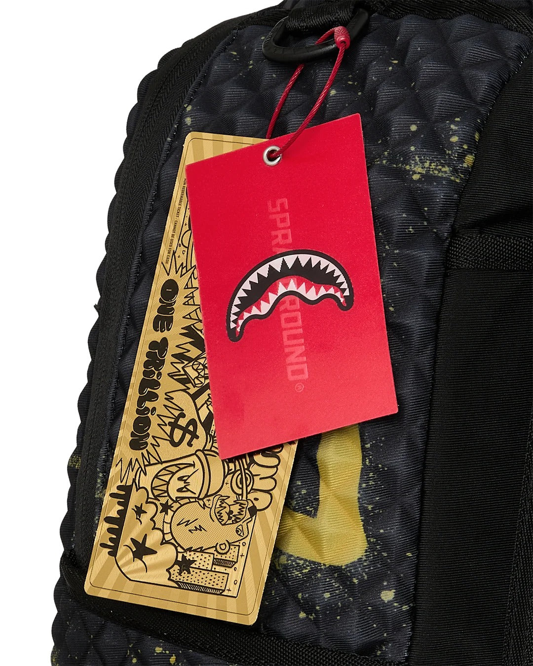 PYRAMID STENCIL SHARK BACKPACK