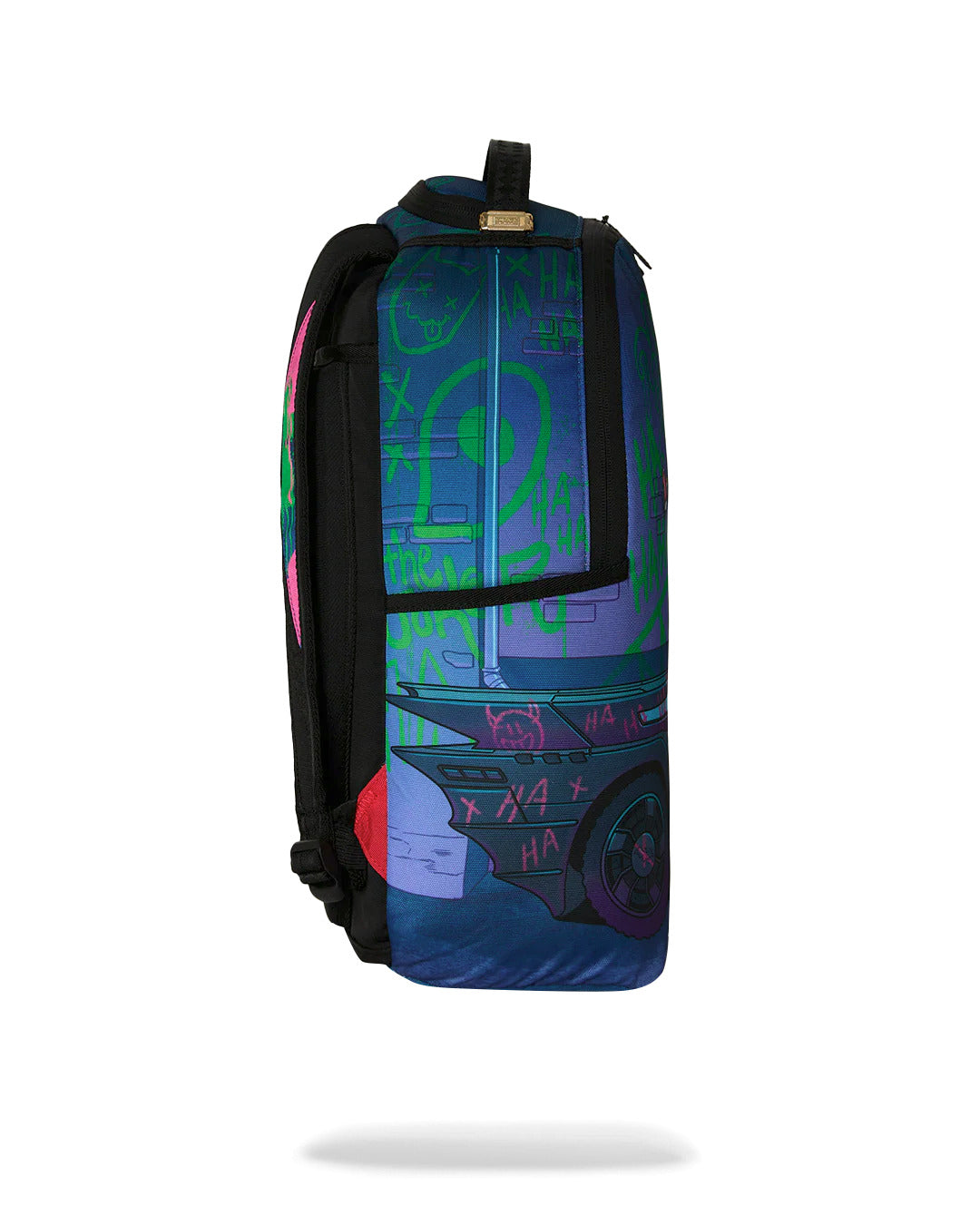 DC JOKER TAGGED UP BATMOBILE BACKPACK