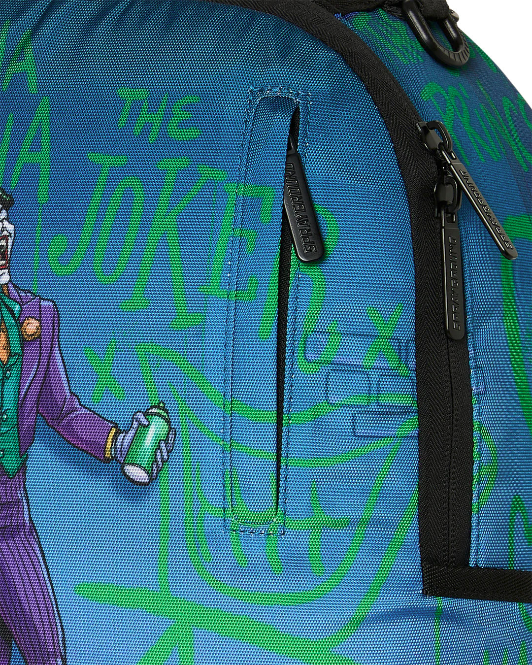 DC JOKER TAGGED UP BATMOBILE BACKPACK
