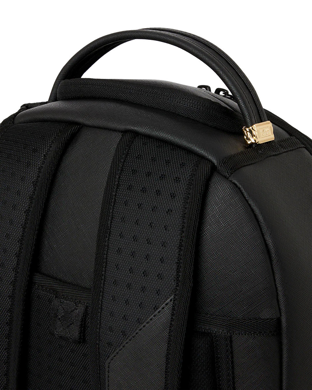 BLACKED OUT EMBOSSED GOLD TOOTH BACKPACK