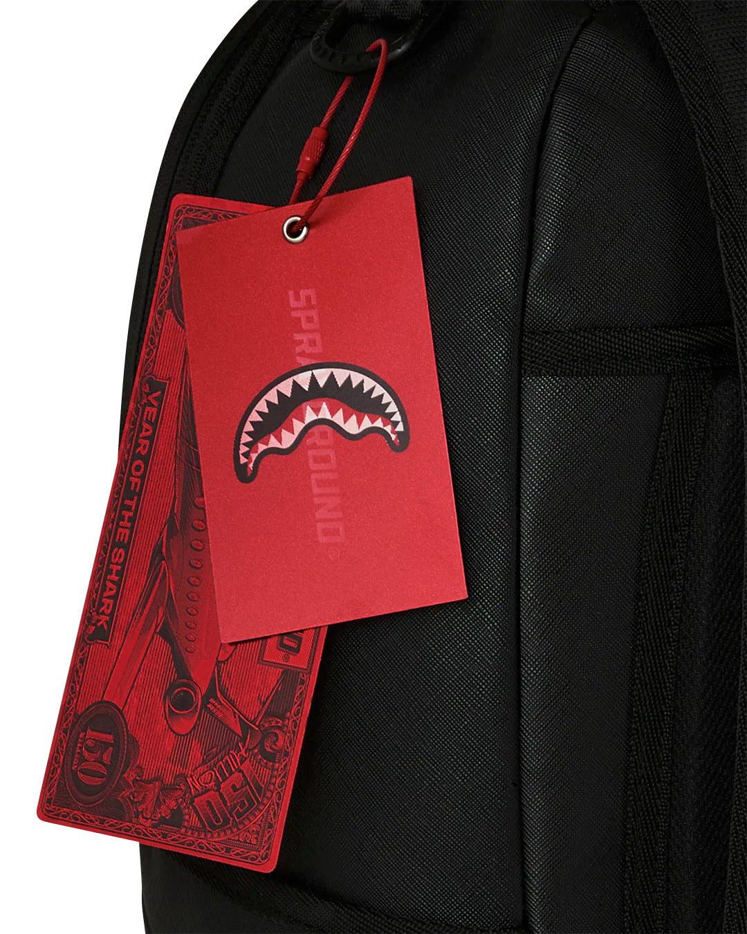 BLACKED OUT EMBOSSED GOLD TOOTH BACKPACK
