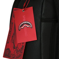 BLACKED OUT EMBOSSED GOLD TOOTH BACKPACK