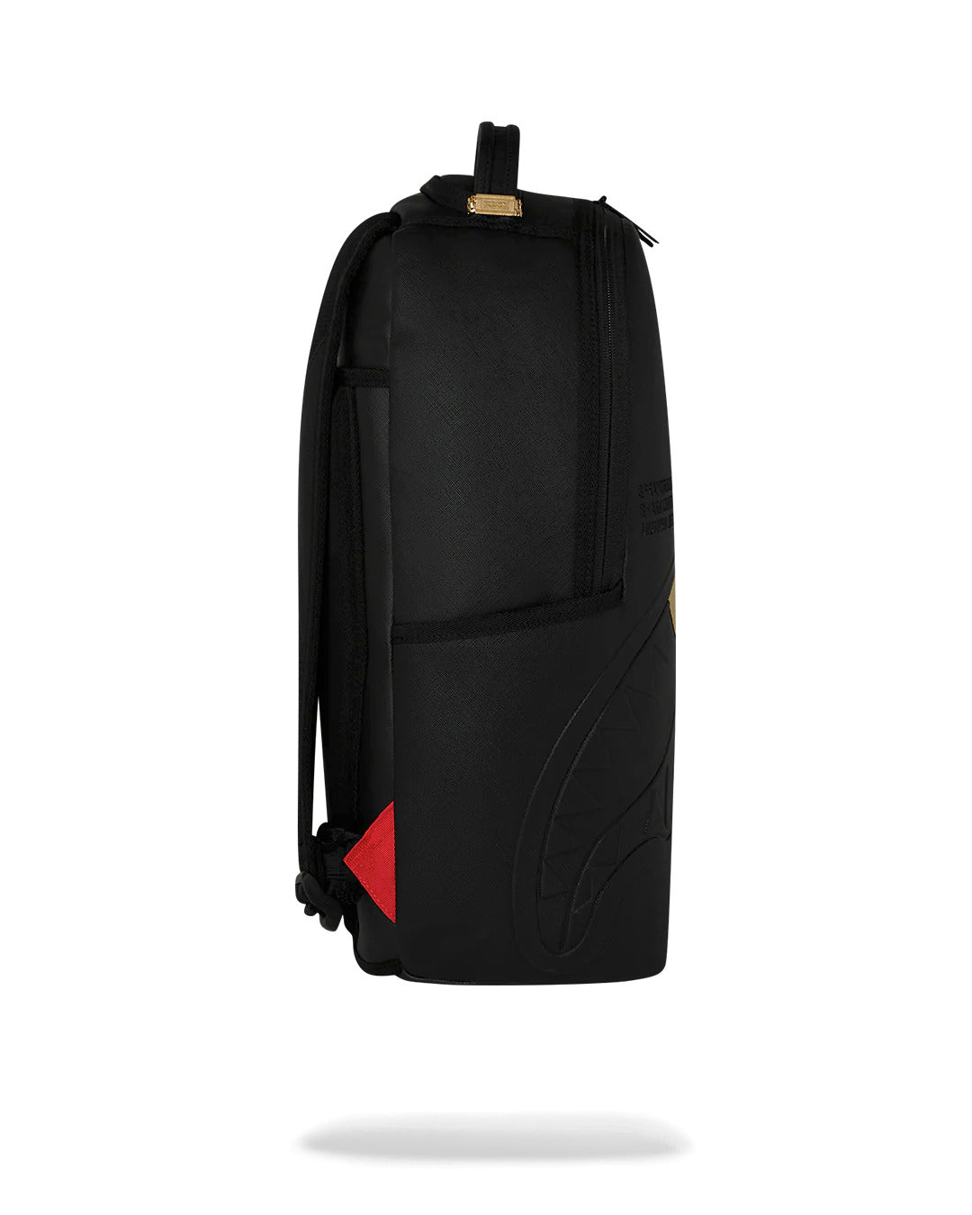 BLACKED OUT EMBOSSED GOLD TOOTH BACKPACK