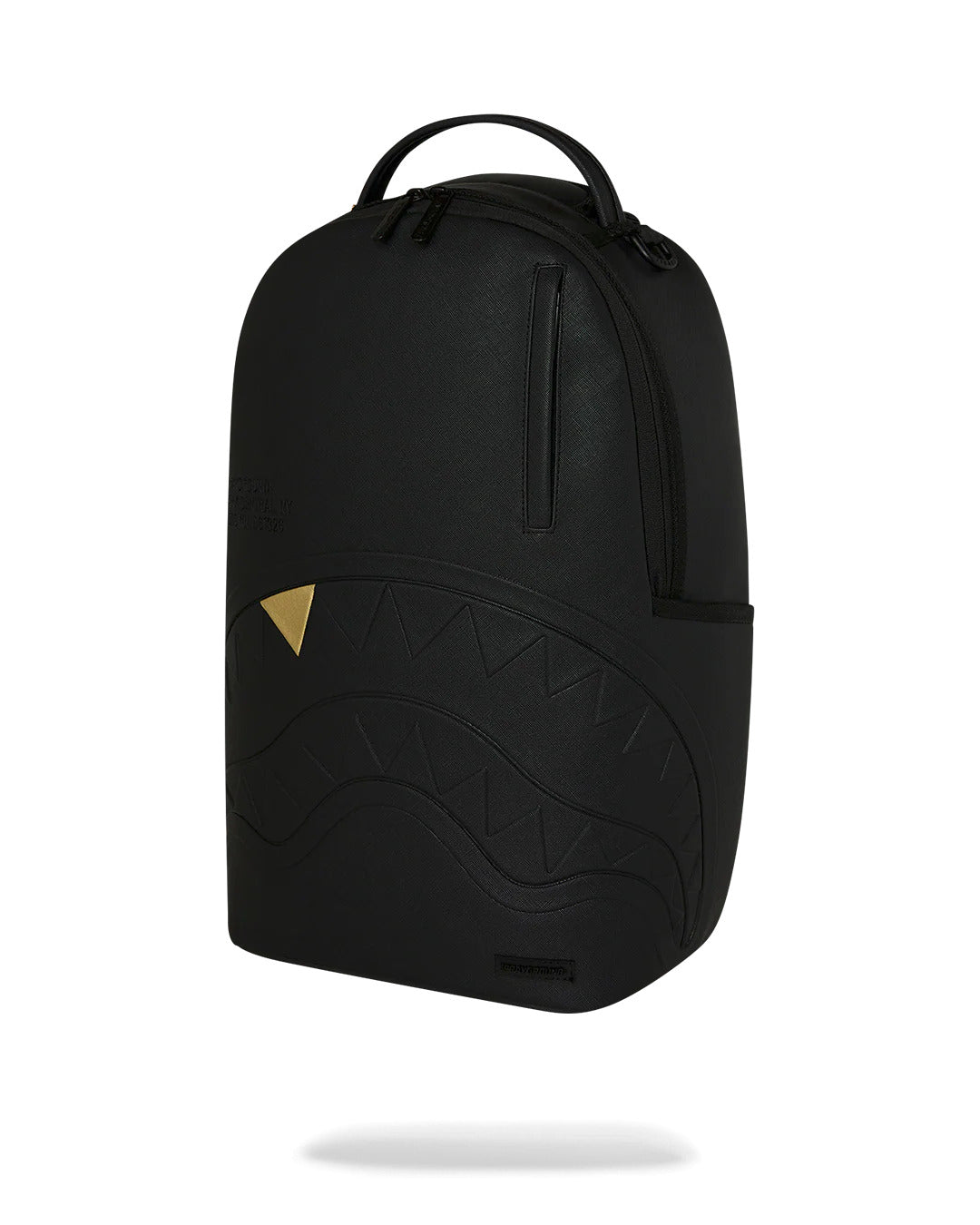 BLACKED OUT EMBOSSED GOLD TOOTH BACKPACK