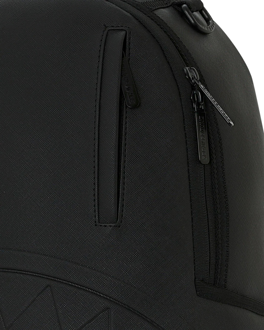 BLACKED OUT EMBOSSED GOLD TOOTH BACKPACK