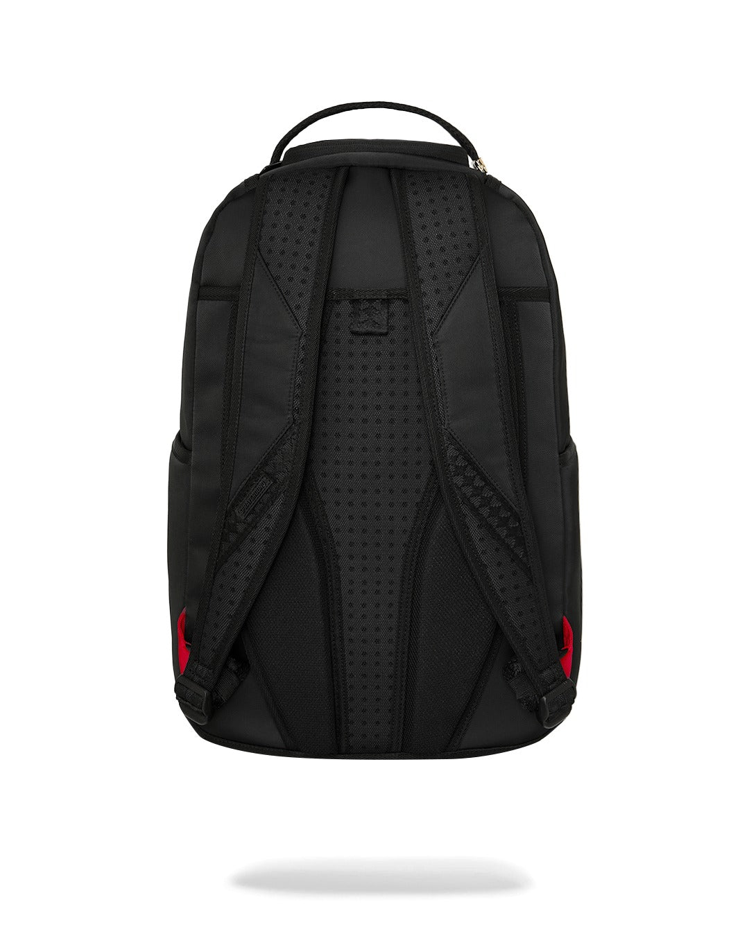 SHARK CENTRAL BLACK NYLON CAMO EMBOSSED SHARK BACKPACK