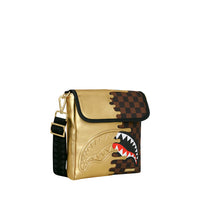 SHARKS IN PARIS GOLD DRIP MESSENGER SLING