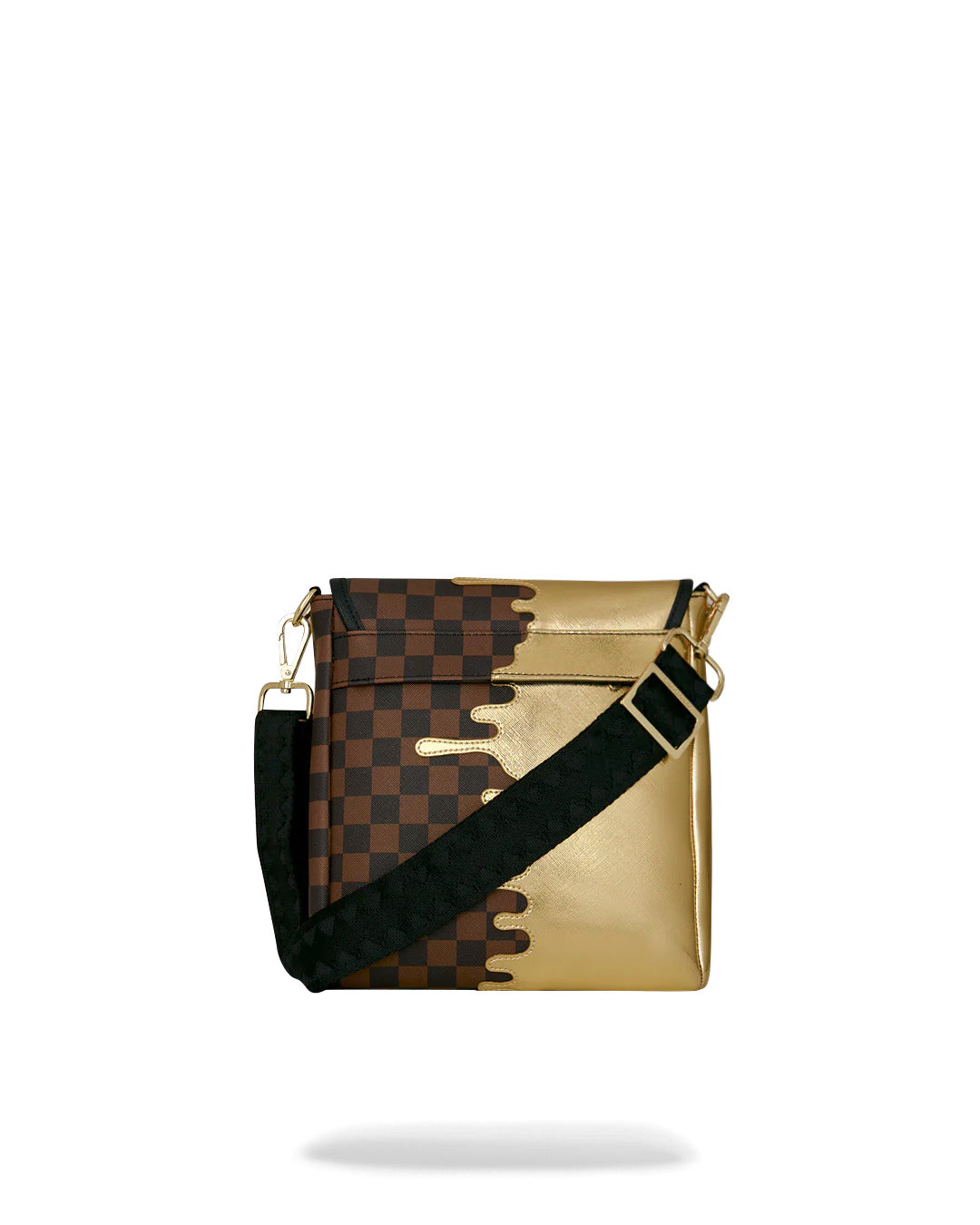 SHARKS IN PARIS GOLD DRIP MESSENGER SLING