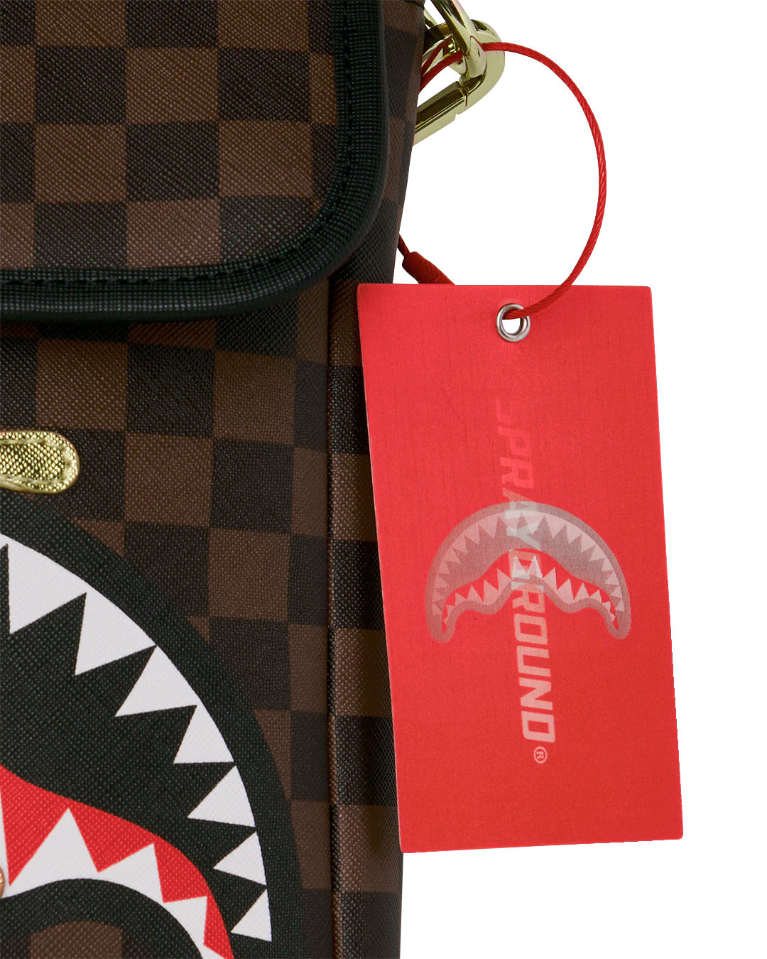 SHARKS IN PARIS GOLD DRIP MESSENGER SLING