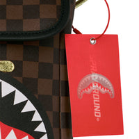 SHARKS IN PARIS GOLD DRIP MESSENGER SLING