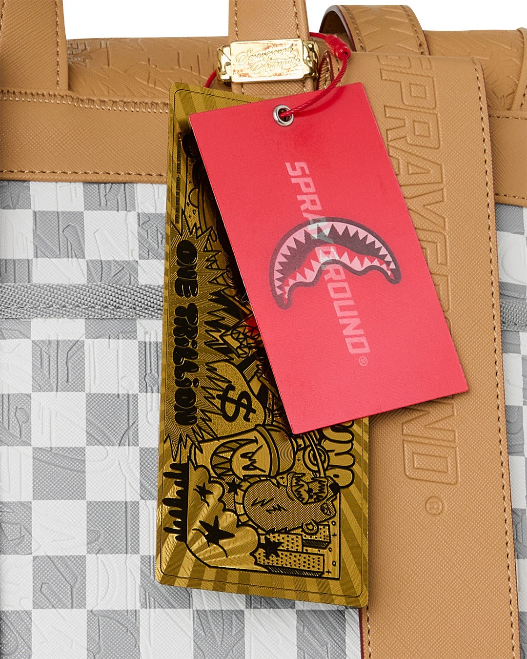 EMBOSSED CREAM CHECK MONTE CARLO