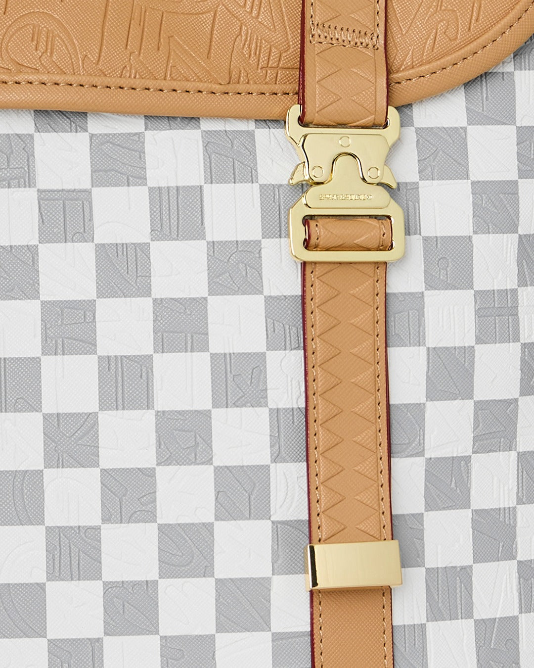 EMBOSSED CREAM CHECK MONTE CARLO