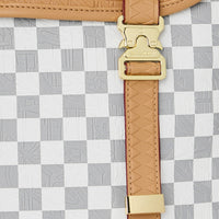 EMBOSSED CREAM CHECK MONTE CARLO