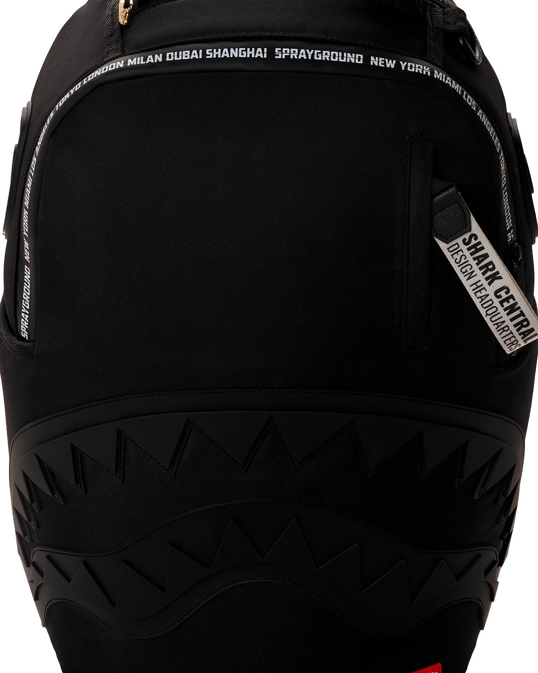 SHARK CENTRAL PRINTED ZIP BACKPACK