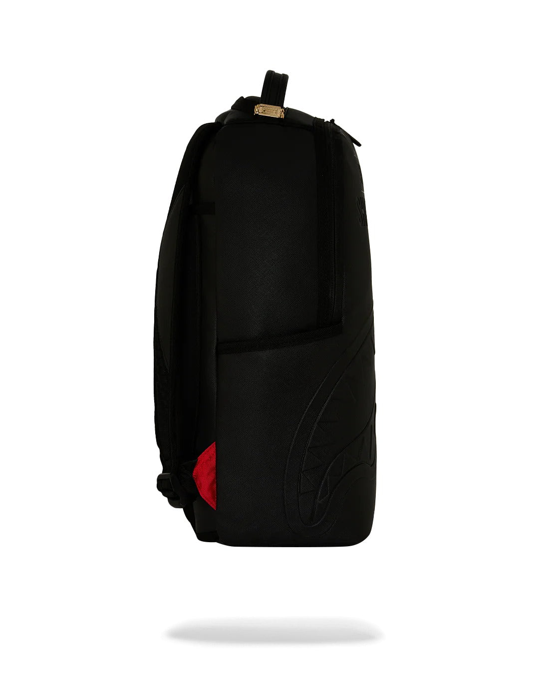 SHARK CENTRAL EMBOSSED BLACK NYLON BACKPACK