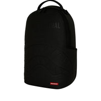 SHARK CENTRAL EMBOSSED BLACK NYLON BACKPACK