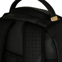 SHARK CENTRAL EMBOSSED BLACK NYLON BACKPACK