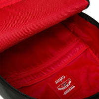 SHARK CENTRAL EMBOSSED BLACK NYLON BACKPACK