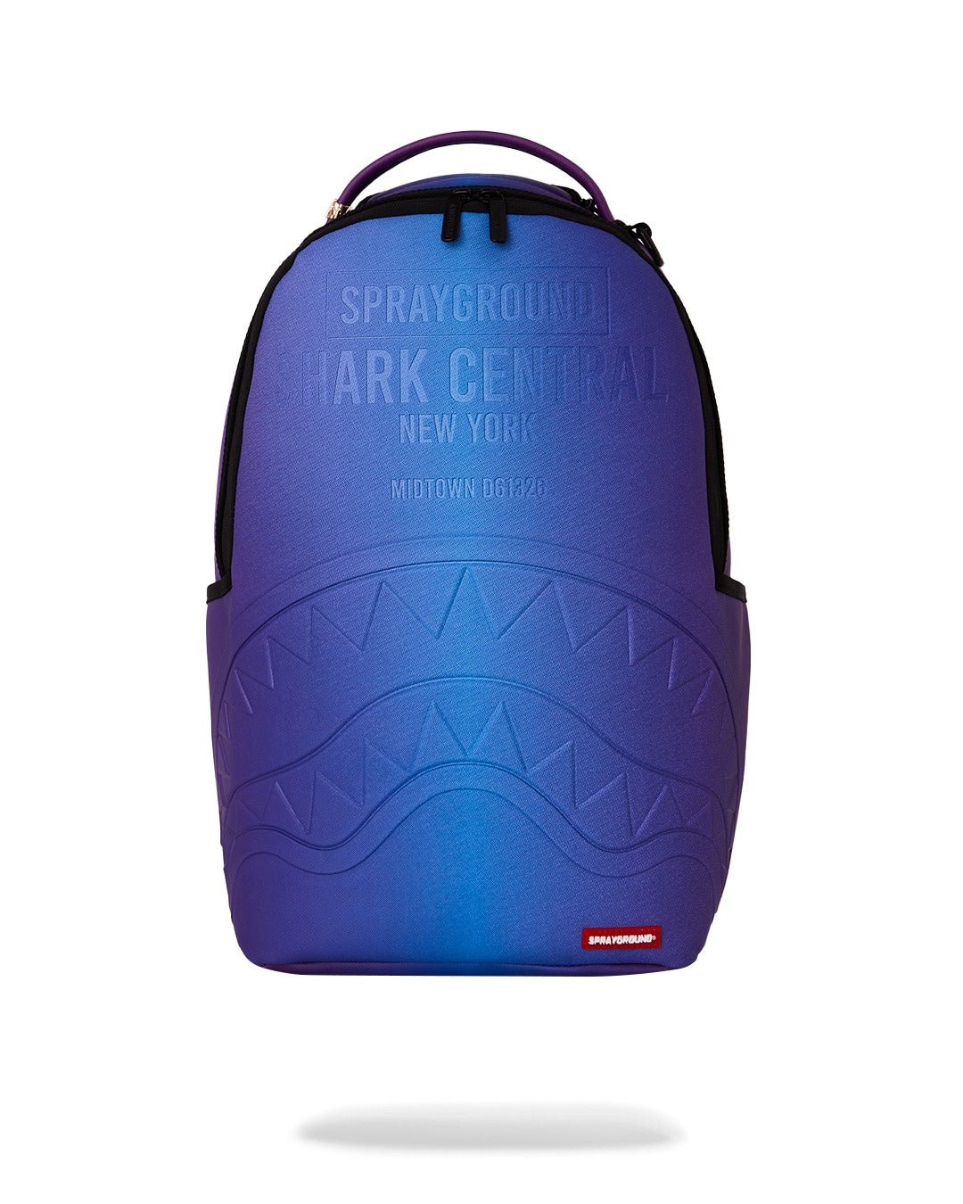 SHARK CENTRAL EMBOSSED DUSK NYLON BACKPACK