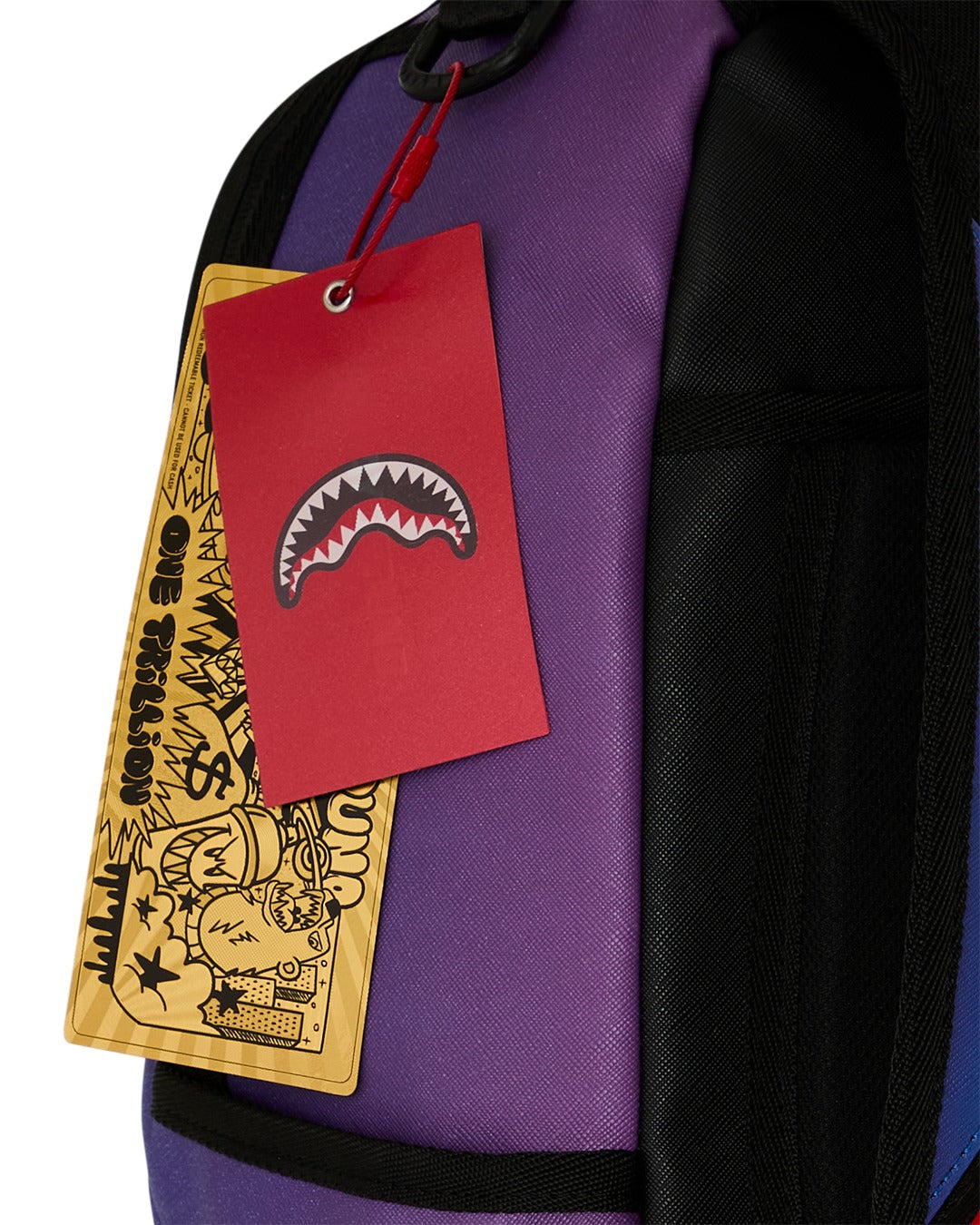 SHARK CENTRAL EMBOSSED DUSK NYLON BACKPACK