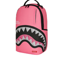 SHARK CENTRAL PINK EMBROIDERED SHARK BACKPACK
