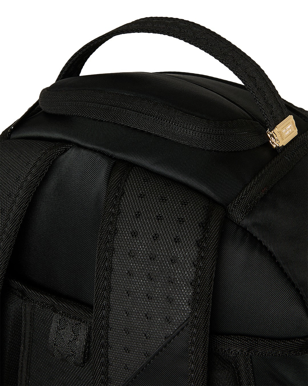 SHARK CENTRAL WHITE STENCIL SHARK BLACK NYLON BACKPACK