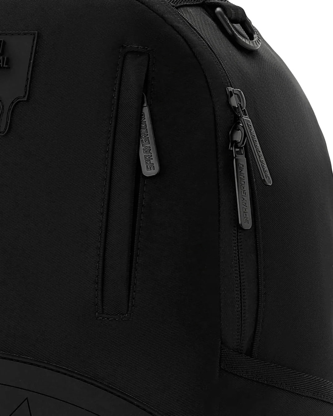 SHARK CENTRAL BLACKED OUT EMBOSSED NYLON BACKPACK