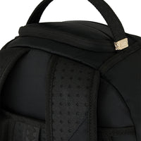 SHARK CENTRAL BLACK NYLON GRAY EMBOSSED BACKPACK