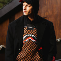 CHECKERED CONTRAST COMFY HOODIE