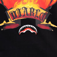SCRIBBLY DIABLO BURNING REGULAR T-SHIRT