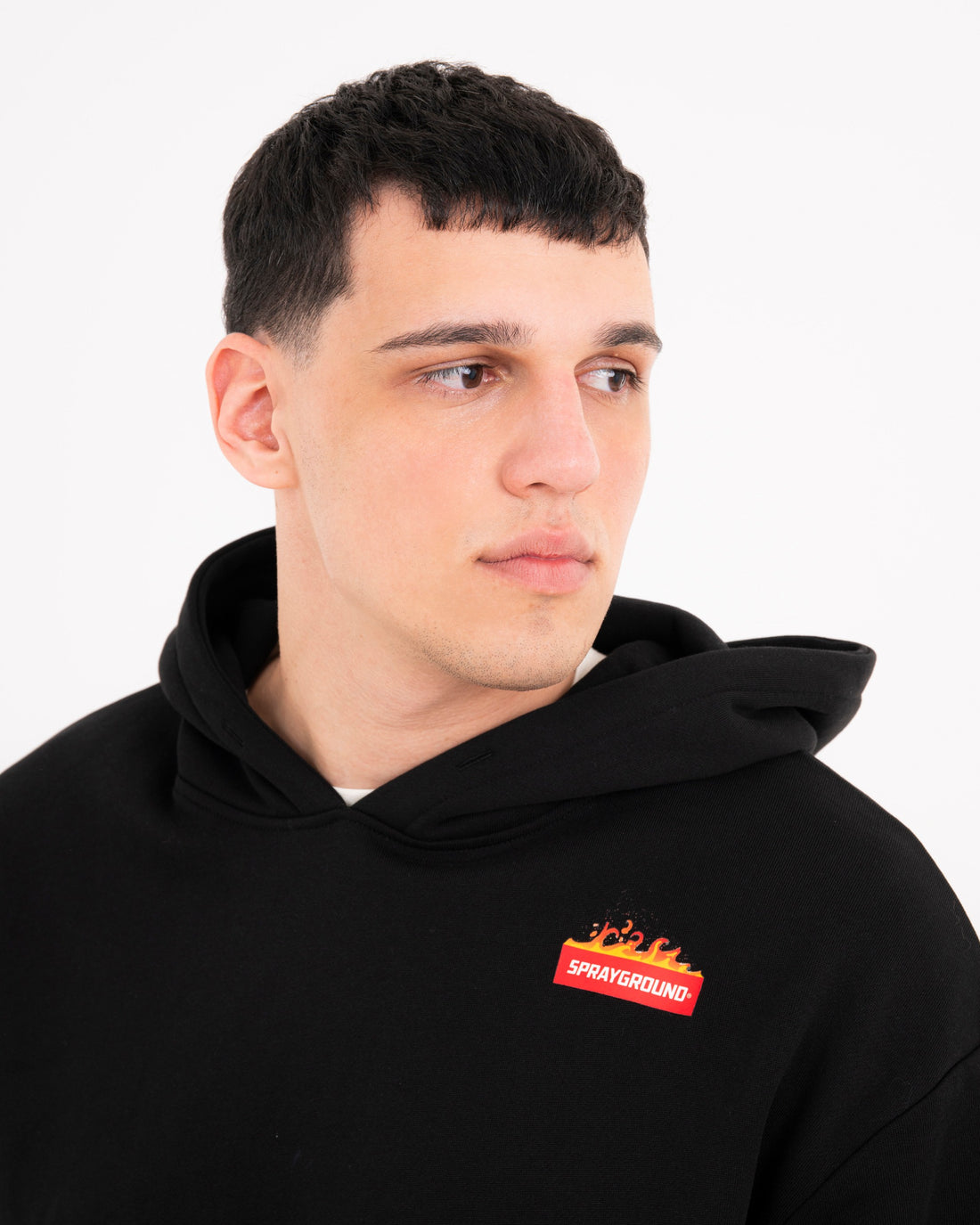SCRIBBLY DIABLO BURNING REGULAR HOODIE