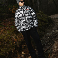 GRAFFITI REFLECTIVE DOUBLE PADDED JACKET