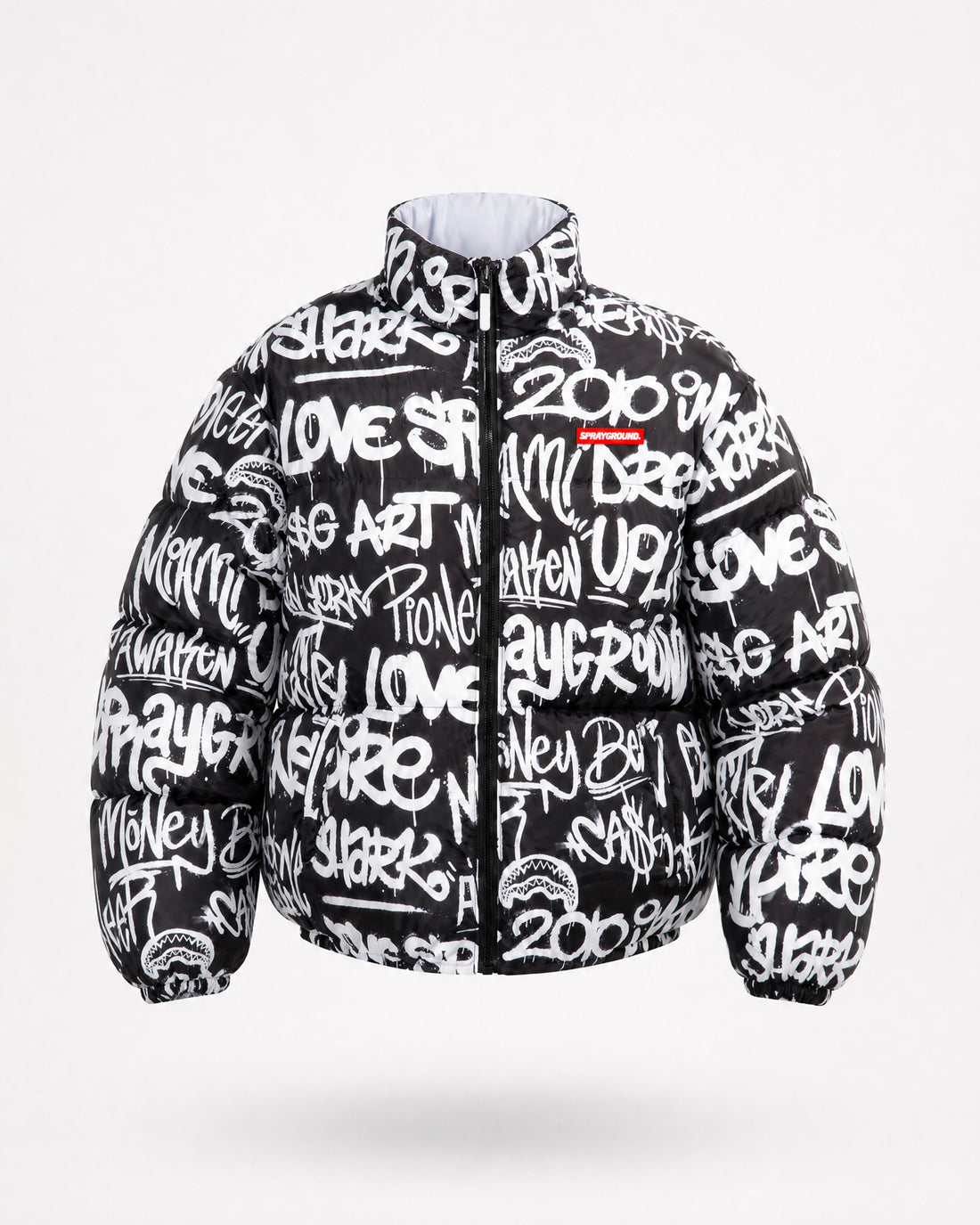 GRAFFITI REFLECTIVE DOUBLE PADDED JACKET