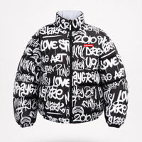 GRAFFITI REFLECTIVE DOUBLE PADDED JACKET