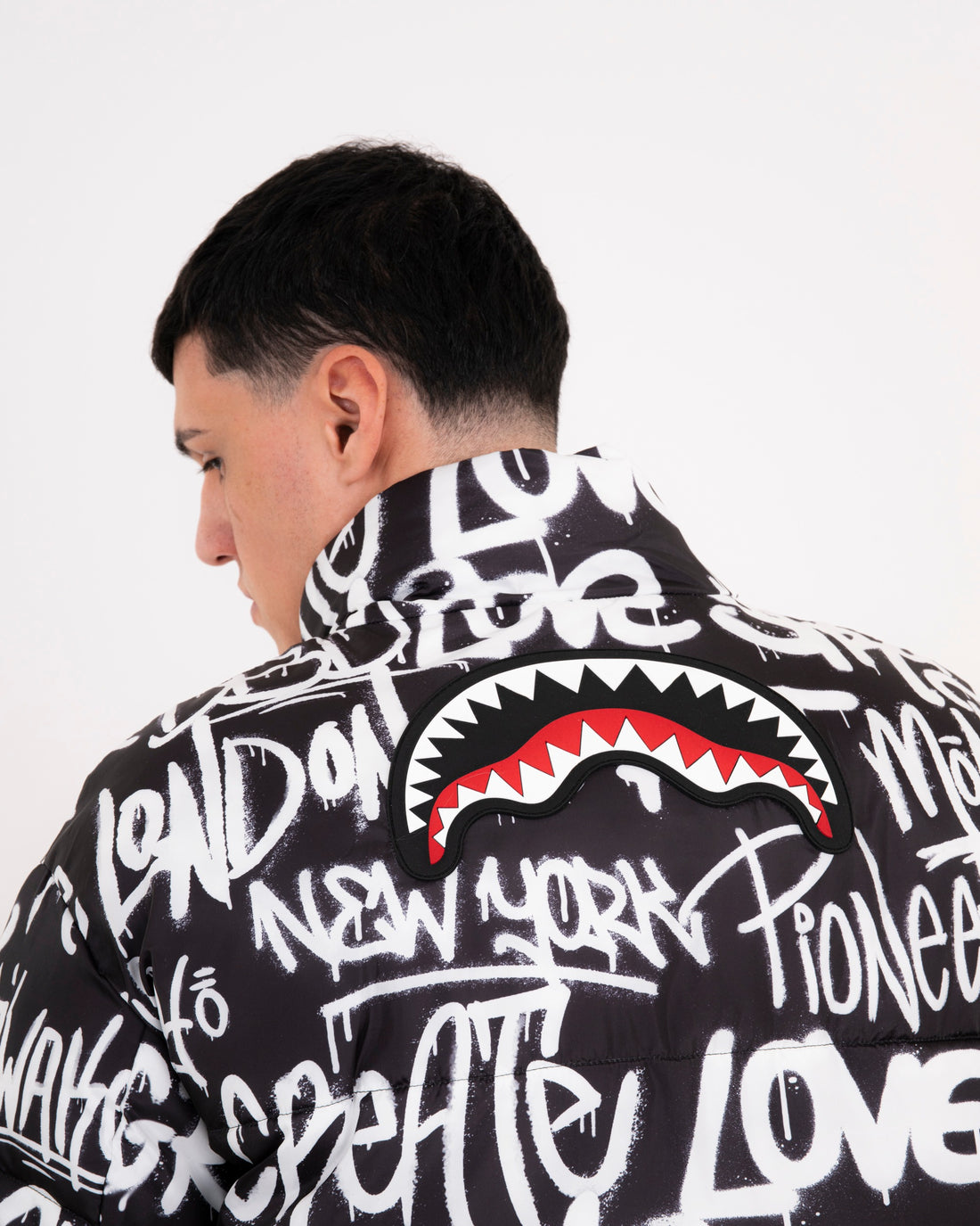 GRAFFITI REFLECTIVE DOUBLE PADDED JACKET