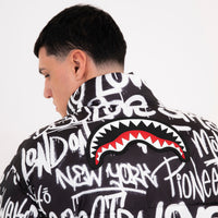 GRAFFITI REFLECTIVE DOUBLE PADDED JACKET