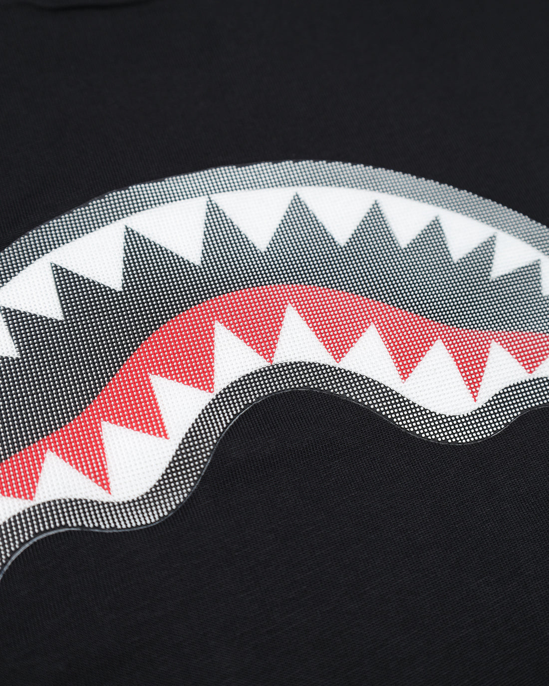 3D SHARK REGULAR T-SHIRT BLACK