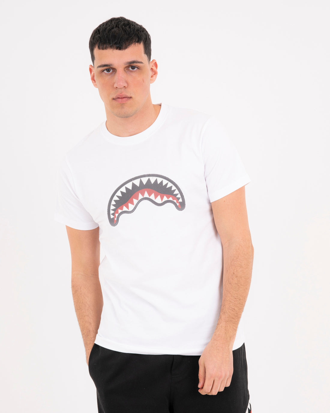 3D SHARK REGULAR T-SHIRT WHITE